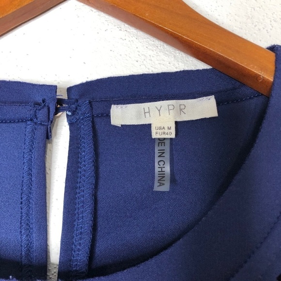 HYPR Scuba Material Crop Top Medium - Picture 3 of 6